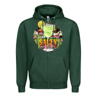 Sports Green salty Zipper Hoodie - JahusDesignShop