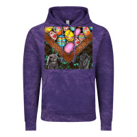 Cloud Purple easter Vintage Hoodie - CowhideDigitalArt
