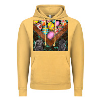 Vintage Mustard easter Vintage Hoodie - CowhideDigitalArt