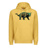 Antique Gold ankylosaurus Premium Hoodie - Artiststas