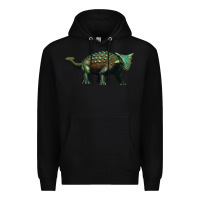 Black ankylosaurus Premium Hoodie - Artiststas