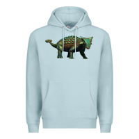 Blue Mist ankylosaurus Premium Hoodie - Artiststas