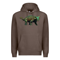 Coffee ankylosaurus Premium Hoodie - Artiststas