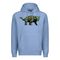 Colony Blue ankylosaurus Premium Hoodie - Artiststas