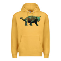 Mustard ankylosaurus Premium Hoodie - Artiststas