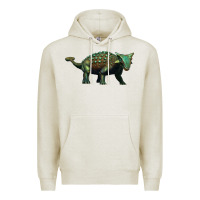 Oatmeal Heather ankylosaurus Premium Hoodie - Artiststas