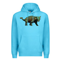 Ocean Blue ankylosaurus Premium Hoodie - Artiststas