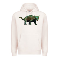 Pale Pink ankylosaurus Premium Hoodie - Artiststas