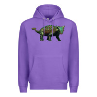 Purple ankylosaurus Premium Hoodie - Artiststas