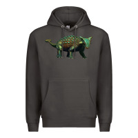 Smoke ankylosaurus Premium Hoodie - Artiststas