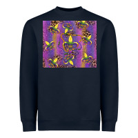 Navy mardi gras fleur de lis Heavyweight Sweatshirt - RanaPortraitStore