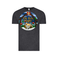 Vintage Black oh holy night Vintage Tee - BundleAndBundleShop