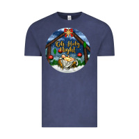 Vintage Denim oh holy night Vintage Tee - BundleAndBundleShop