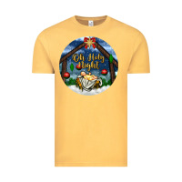 Vintage Mustard oh holy night Vintage Tee - BundleAndBundleShop