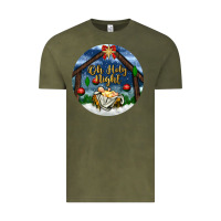 Vintage Olive oh holy night Vintage Tee - BundleAndBundleShop