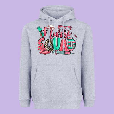 Nurse Squad Heavyweight Hoodie Designed By Ranaportraitstore