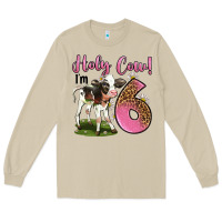Mushroom holy cow i'm 6 years old Long Sleeve Tee - LillyAllenDesigns