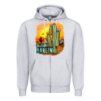 Heather Grey desert darlin' Zipper Hoodie - JahusDesignShop