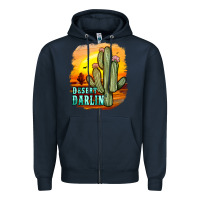Navy desert darlin' Zipper Hoodie - JahusDesignShop