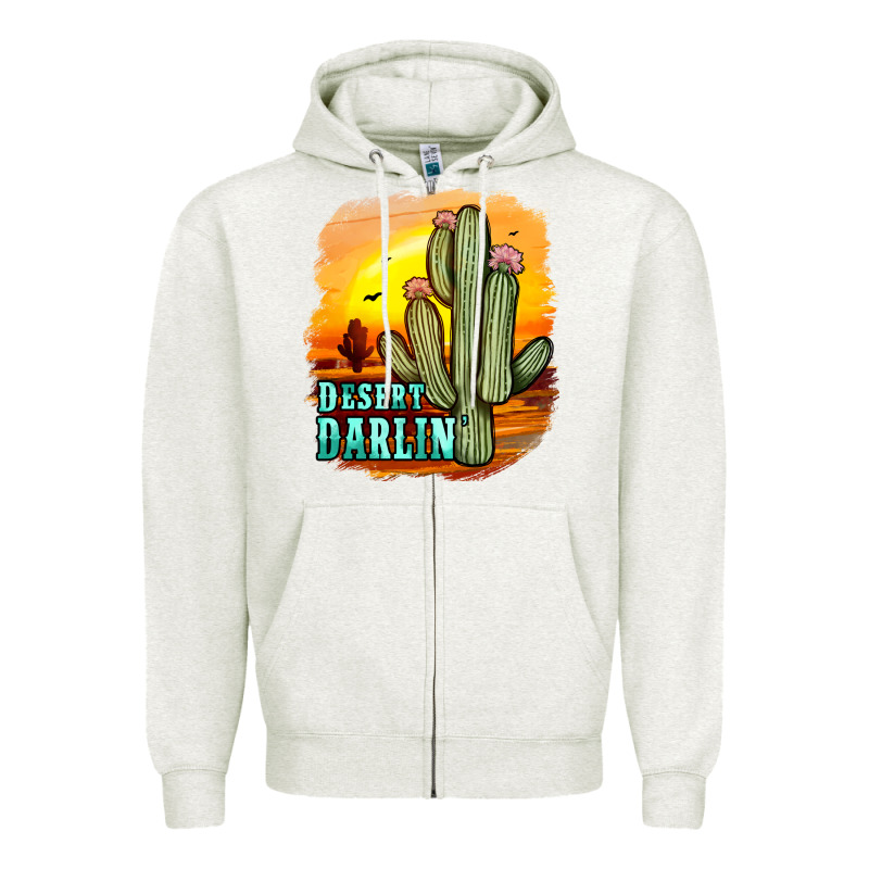 Desert Darlin' Zipper Hoodie by JahusDesignShop | Teevron