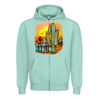 Seafoam desert darlin' Zipper Hoodie - JahusDesignShop