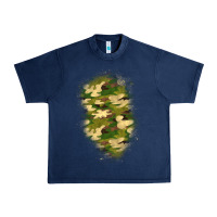 Navy camouflage patch 1 Urban Heavy Tee - BundleAndBundleShop