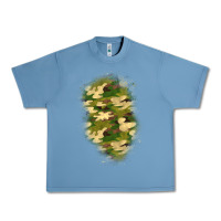 Pebble Blue camouflage patch 1 Urban Heavy Tee - BundleAndBundleShop