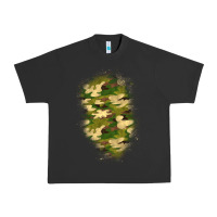 Pigment Black camouflage patch 1 Urban Heavy Tee - BundleAndBundleShop