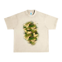 Sandshell camouflage patch 1 Urban Heavy Tee - BundleAndBundleShop