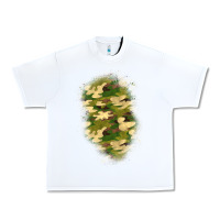 White camouflage patch 1 Urban Heavy Tee - BundleAndBundleShop