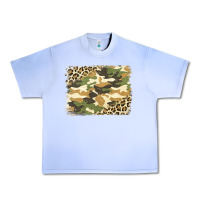 Leopard Camo Pattern Background Urban Heavy Tee | Teevron