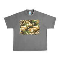Tornado leopard camo pattern background Urban Heavy Tee - Jasminsmagicworld