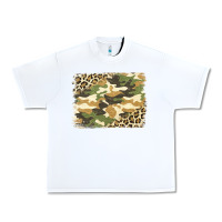 White leopard camo pattern background Urban Heavy Tee - Jasminsmagicworld