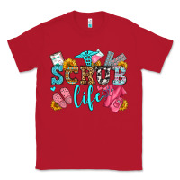 Red scrub life olivia Classic Tee - OliviaCreatesArt