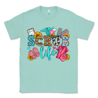 Seafoam scrub life olivia Classic Tee - OliviaCreatesArt