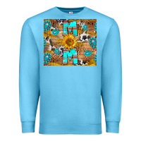 Ocean Blue western mom Premium Sweatshirt - RanaPortraitStore