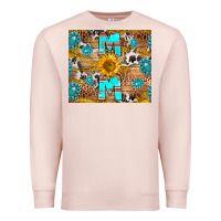 Pale Pink western mom Premium Sweatshirt - RanaPortraitStore