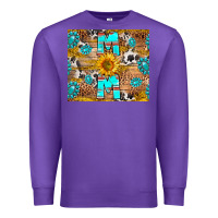 Purple western mom Premium Sweatshirt - RanaPortraitStore