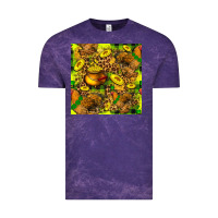 Cloud Purple St. Patrick's Chicken With Pot Of Gold Vintage Tee - FaDigitalArtStudio