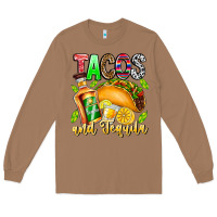 Toasted Coconut Tacos And Tequila Long Sleeve Tee - CowhideDigitalArt