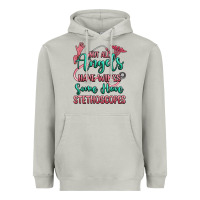 Moon Dust not all angels have wings some have stethoscopes Heavyweight Hoodie - RanaPortraitStore