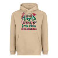 Mushroom not all angels have wings some have stethoscopes Heavyweight Hoodie - RanaPortraitStore