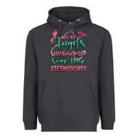 Smoke not all angels have wings some have stethoscopes Heavyweight Hoodie - RanaPortraitStore