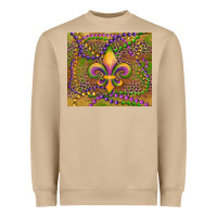Mushroom mardi gras fleur de lis Heavyweight Sweatshirt - RanaPortraitStore