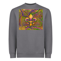 Storm mardi gras fleur de lis Heavyweight Sweatshirt - RanaPortraitStore