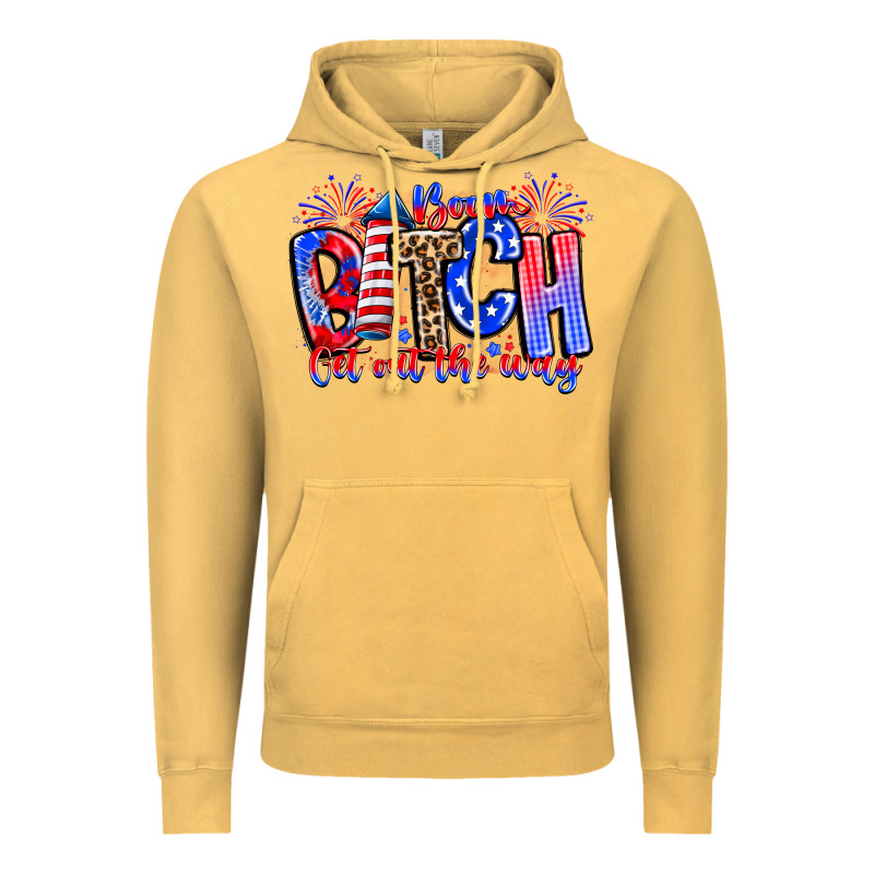Boom Bitch Get Out The Way Vintage Hoodie by CowhideDigitalArt | Teevron