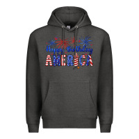 Charcoal Heather happy birthday america Premium Hoodie - Artiststas