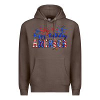 Coffee happy birthday america Premium Hoodie - Artiststas
