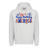 Dove Grey happy birthday america Premium Hoodie - Artiststas
