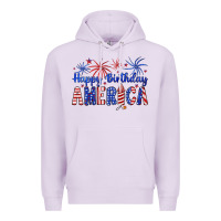 Lilac happy birthday america Premium Hoodie - Artiststas